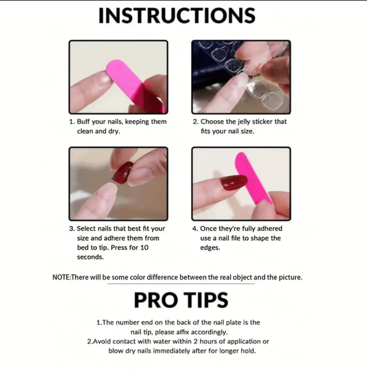 Almond French Nails - Nude colour (Premium Quality)✨