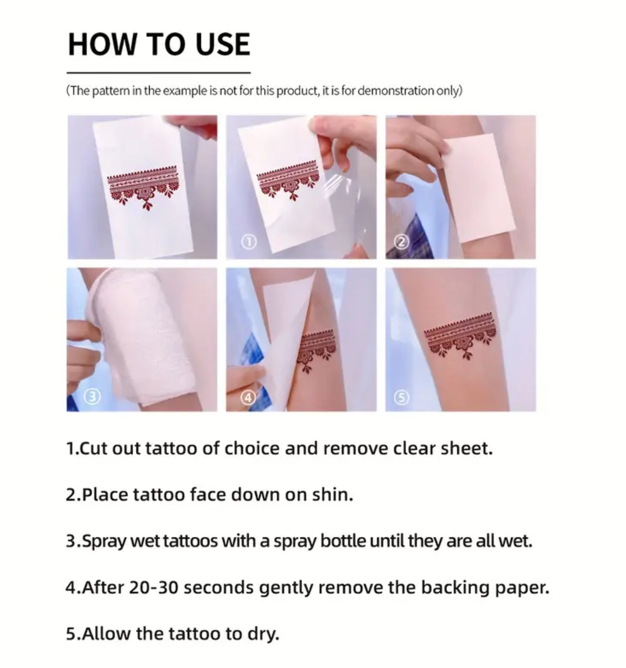 Instant Mehndi Sticker