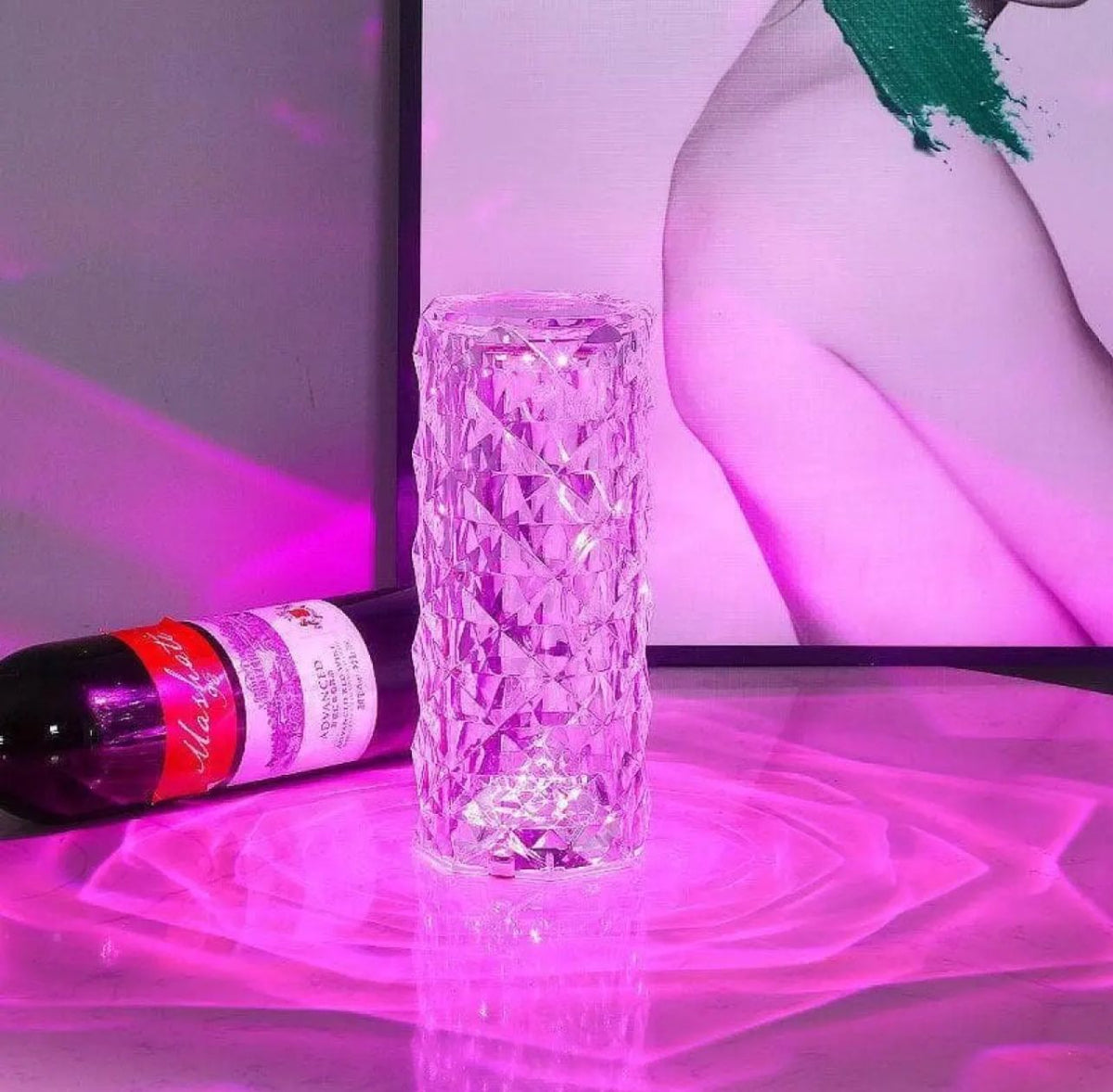 Crystal Multi Color Touch Lamp