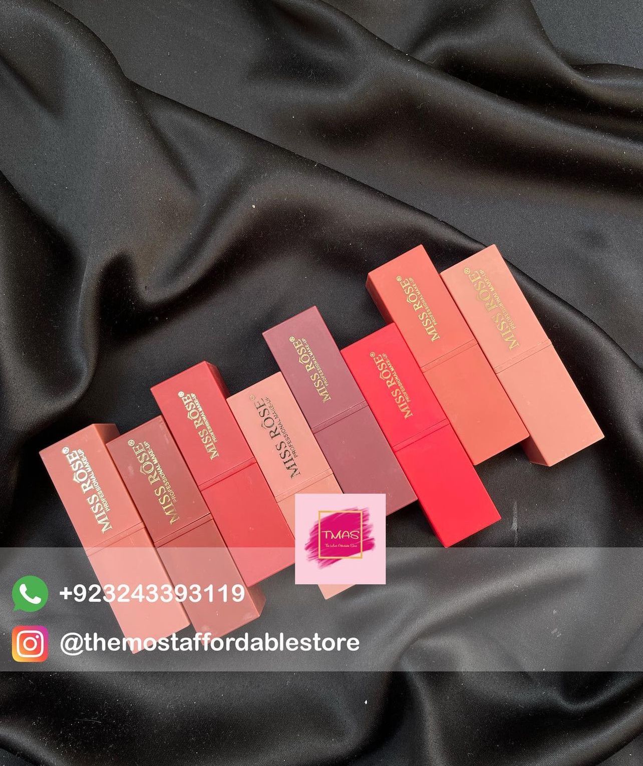 Miss rose Lipsticks (Pack of 8)