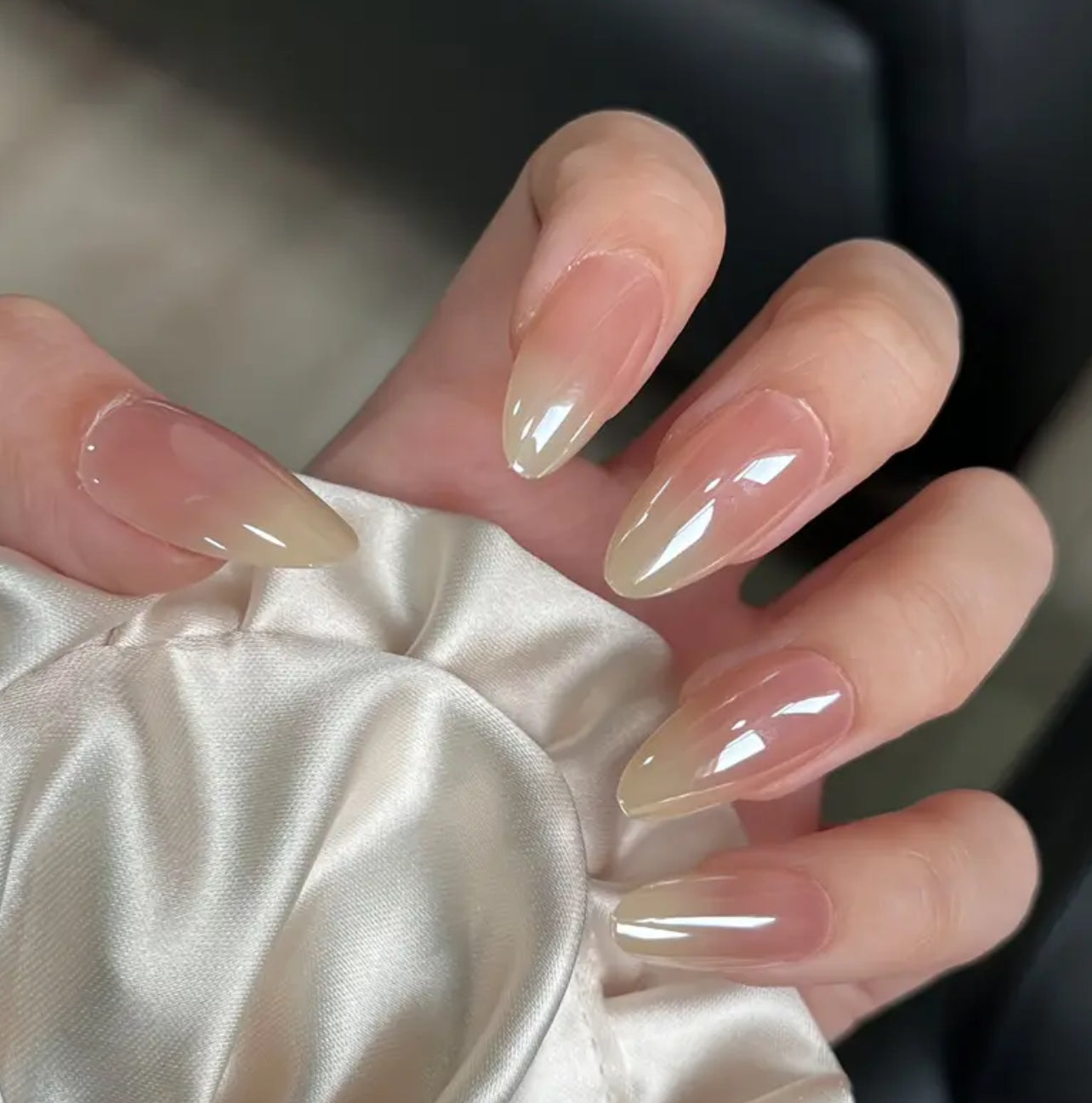 Diamond Dust Gold drop✨ - 24 pcs nails in one pack