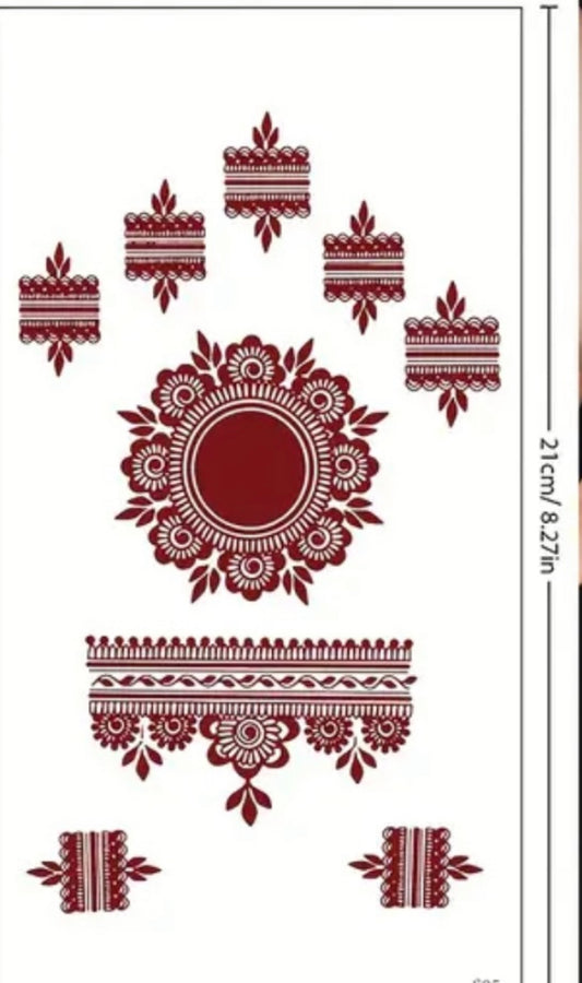 Instant Mehndi Sticker