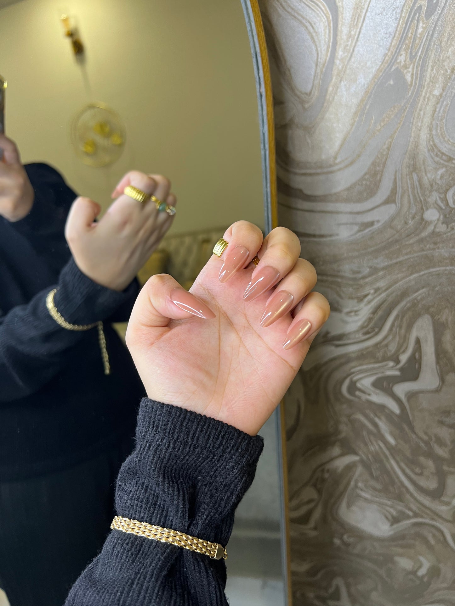 Candy Dream Glossy Glamour 💖 Pack of 24 Nails - WITH KIT