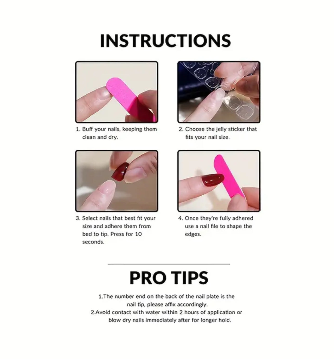 Diamond Dust Gold drop✨ - 24 pcs nails in one pack