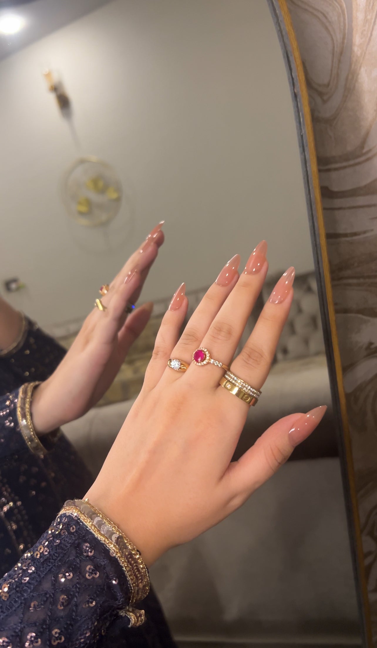 Candy Dream Glossy Glamour 💖 Pack of 24 Nails - WITH KIT