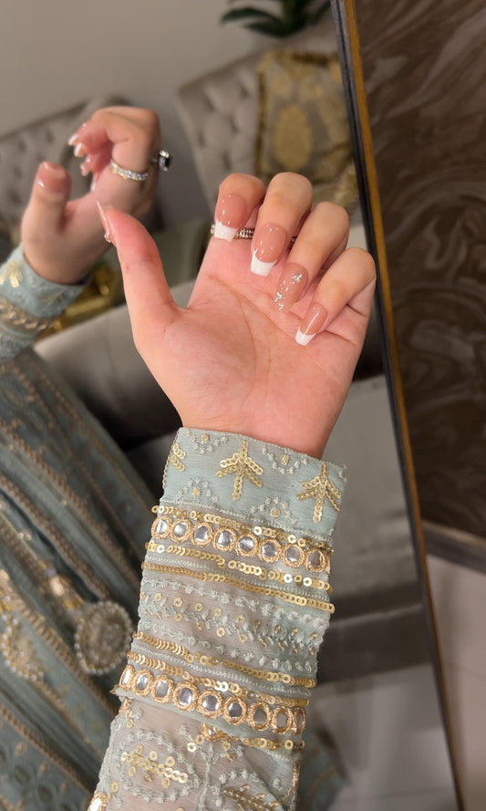 Premium Quality French Bridal Nails ✨