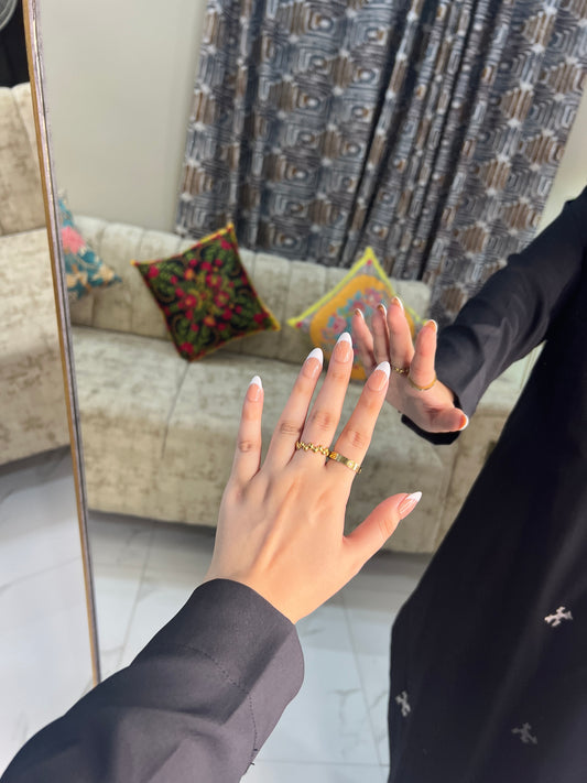 Almond French Nails - Nude colour (Premium Quality)✨