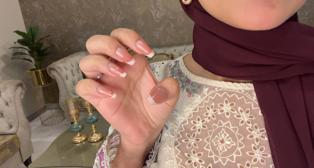 French Nails - 24 pcs nails in one pack