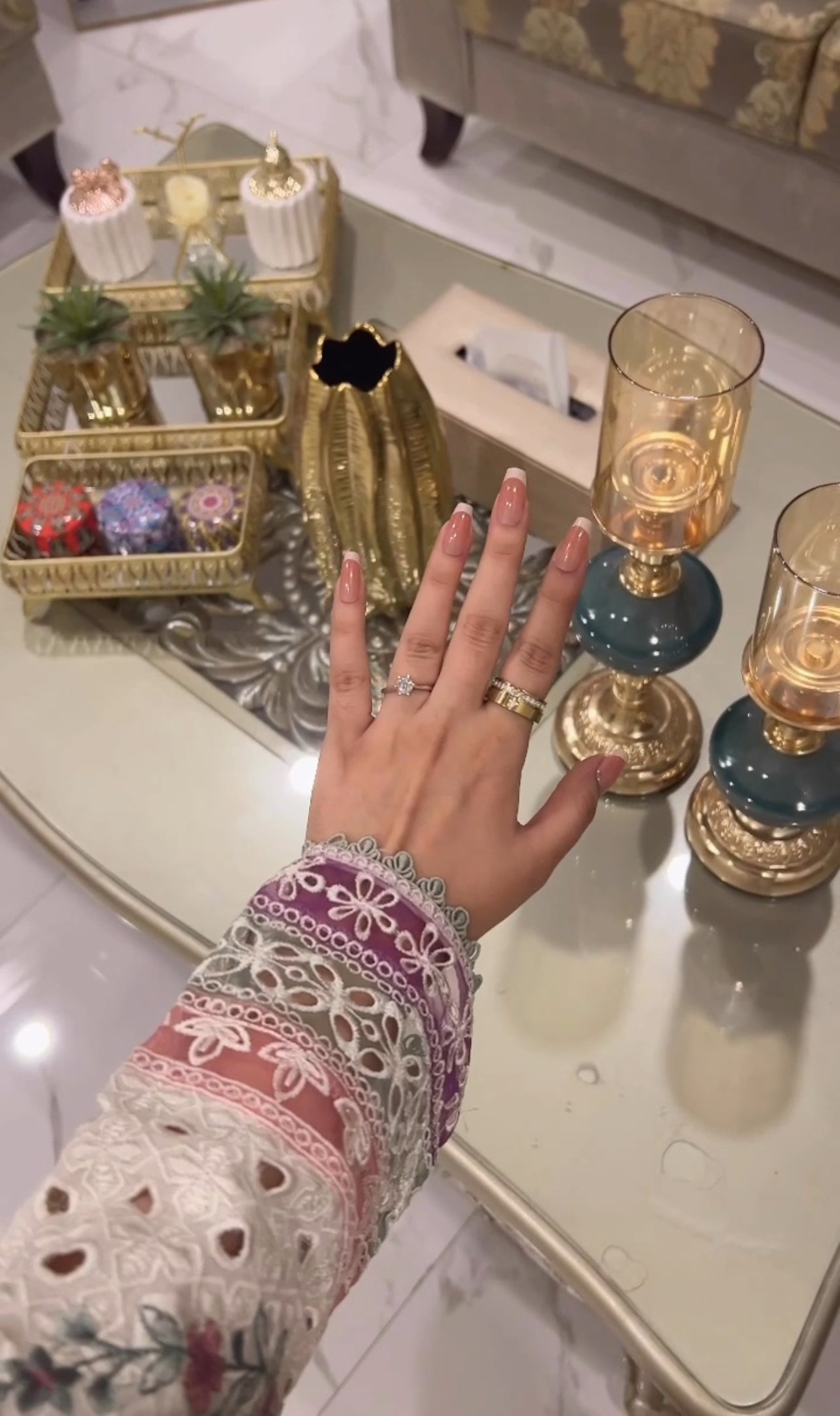 French Nails - 24 pcs nails in one pack