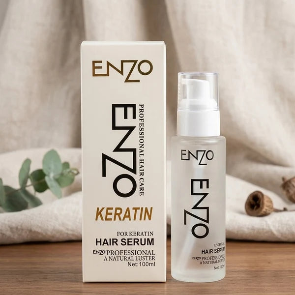 Enzo Keratin Hair Serum, For Frizzy Softness, 100ml