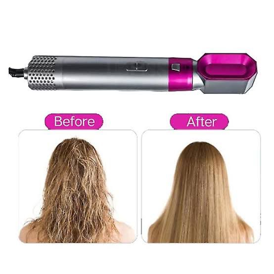 5 in 1 Air Wrap (Hot Air Brush + Hair Styler + Hair Straightening Brush + Automatic Curler)