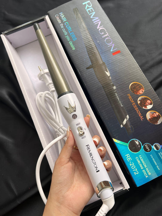 Remington Keratin Infused Tapered Curling Wand (Available in black and white colour)