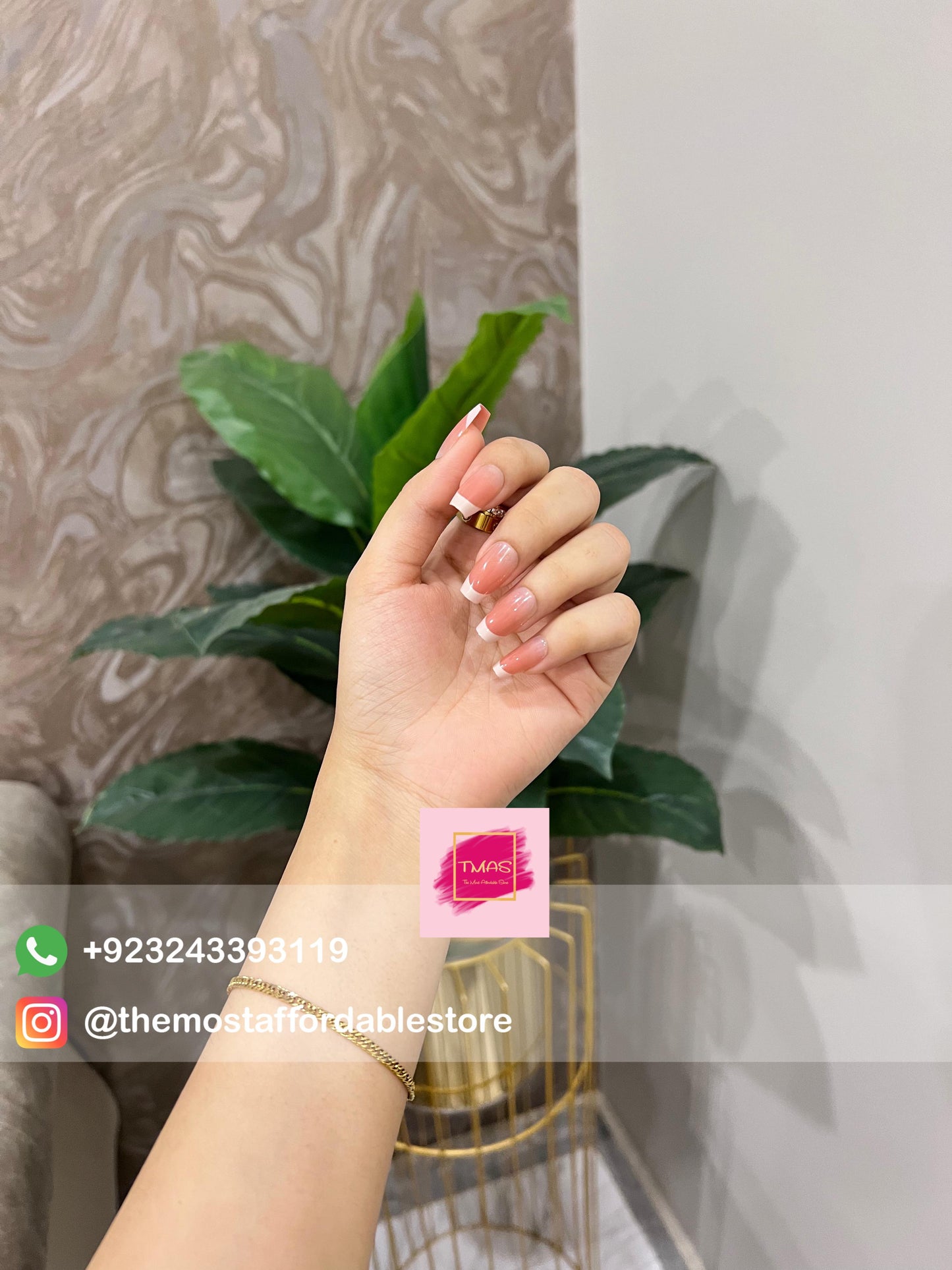 French Nails - 24 pcs nails in one pack