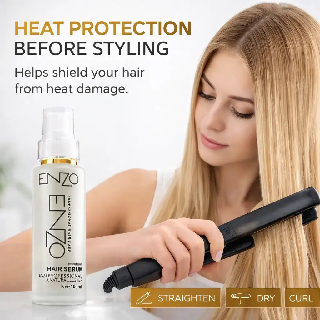 Enzo Keratin Hair Serum, For Frizzy Softness, 100ml
